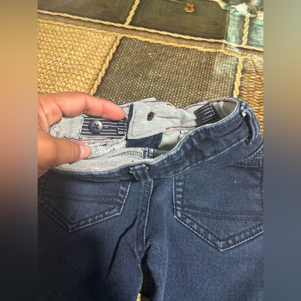 Cat&jack and garanimales Kids Jeans - Classic Blue and Black Trio size 18M - Picture 8 of 10